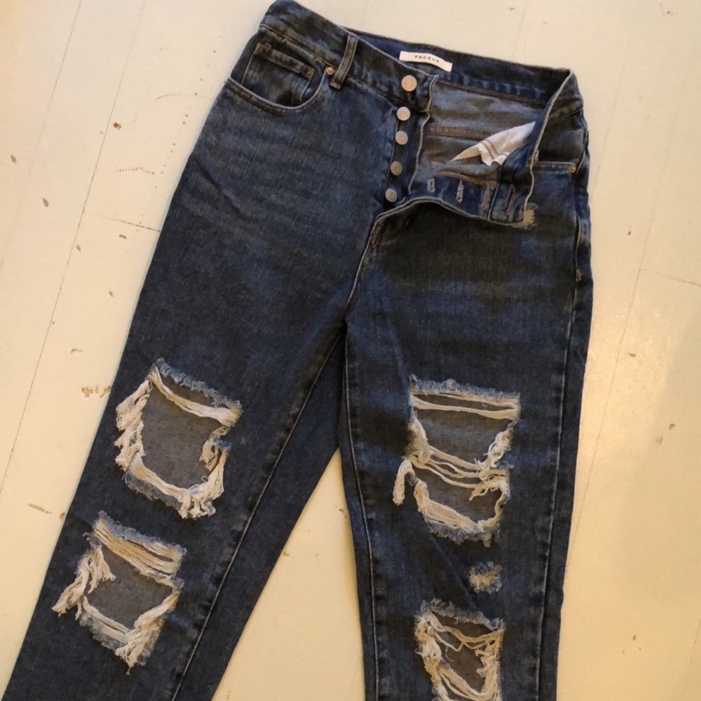 PacSun High Rise Straight Jeans - Picture 2 of 5